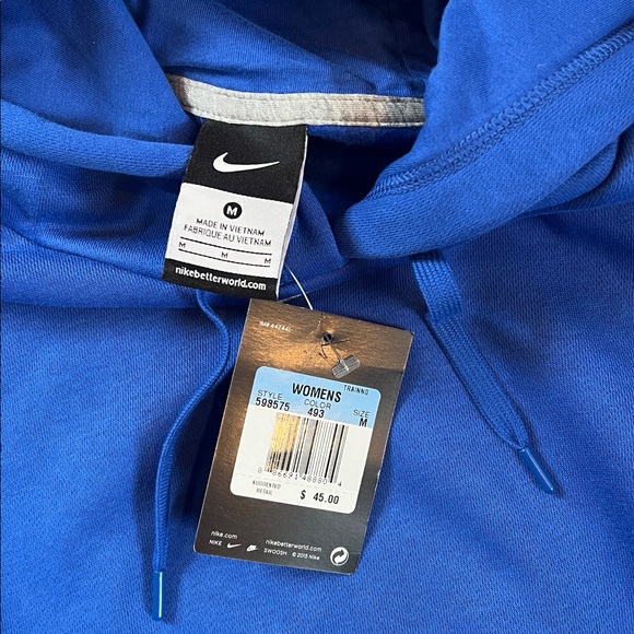 NEW - Nike Women's Royal Blue Hoodie - Picture 3 of 4